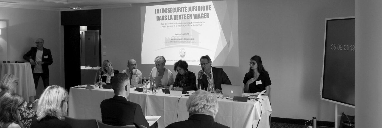 université d'automne 2019 de la CNEJI - compagnie nationale des experts de justice en immobilier philippe favre reguillon 02